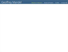 Tablet Screenshot of geoffreymandel.com